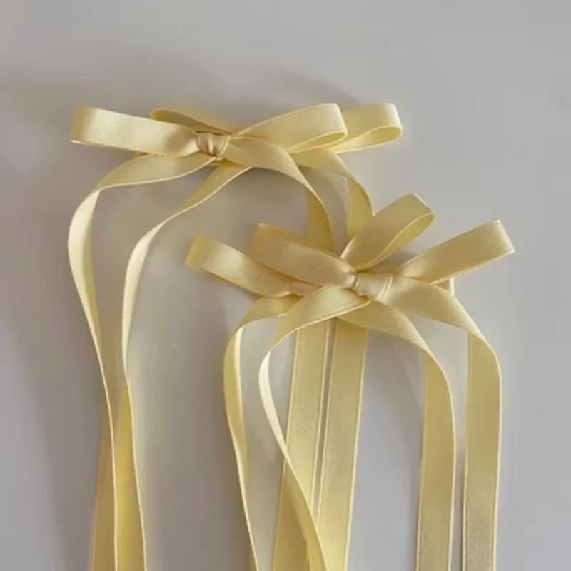 1 пара лент для волос Super Fairy Girl, заколка-бабочка, стример, шпилька, ремешок, двойной хвост, аксессуары для волос