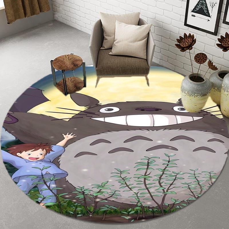 2023 Анимация Мультфильм 3D Коврики Круглые Коврики Круглые Коврики Коврики Для Ванной Комнаты Украшения Дома Кухонные Коврики Коврики Для Гостиной Нескользящие Коврики