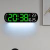 Creative New Product Wall Clock Multi-function Clock Living Room Watch Large Screen LED Digital Alarm Clock 5502