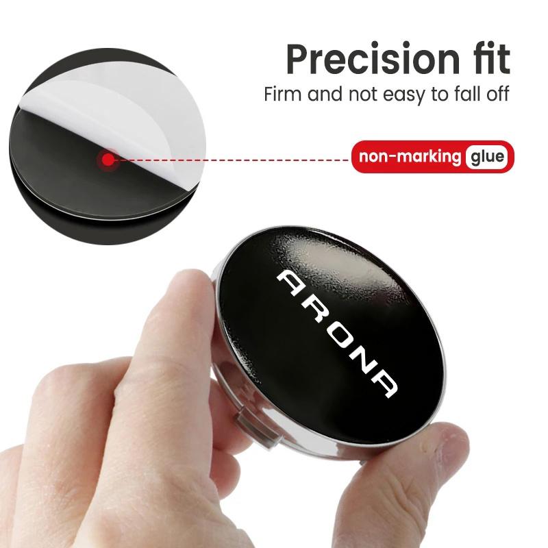 For Seat 4pcs 56/60mm Car Wheel Center Hub Caps Emblem Stickers Tire Rim Covers Auto Accessories CUPRA Altea Leon 5f Ibiza 6j ibz023