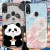 For ZTE Blade V10 Vita Cute Panda Cartoon Case For Zte Blade V10 2019 Blade V10vita Soft TPU Black Silicone Phone Cases