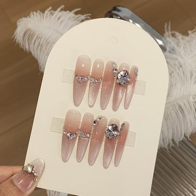 Ледяной прозрачный Розовый Градиент Кошачий глаз Жемчуг Маленький Битый Бриллиант Квадратный Бриллиант Чистое Желание Карра Носимая Броня Патч