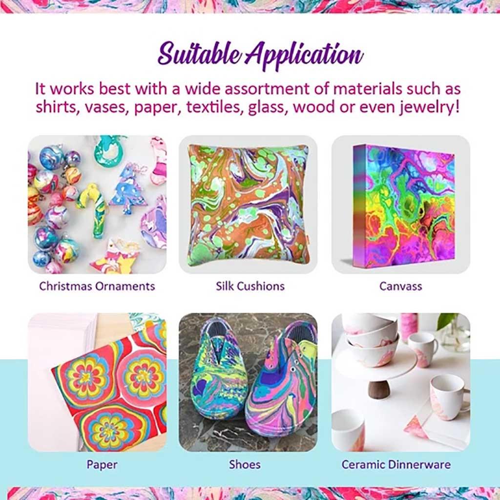 Живопись на воде. Творческий художественный набор из 6 цветов. Пробная версия