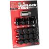 КЁ-ЭЙ (Кёэй Сангё) Секретные Гайки Колес Bull Lock 17HEX M12 P1.5 16шт Черные 0601B-17 для Автомобильной Противоугонной Системы