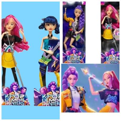 Игрушечная фигурка охотника на демонов K-pop 2028 года: Дерпи, Тайгер, Руми, Мира, Зои, Сасси, кукла-фигурка для фанатов, рождественский подарок.