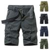 Men's Vintage Loose-Fit Multi-Pocket Work Cargo Shorts