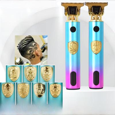 Ретро Oil Head Carving электрические машинки для стрижки волос - моющийся мужской триммер для бритья