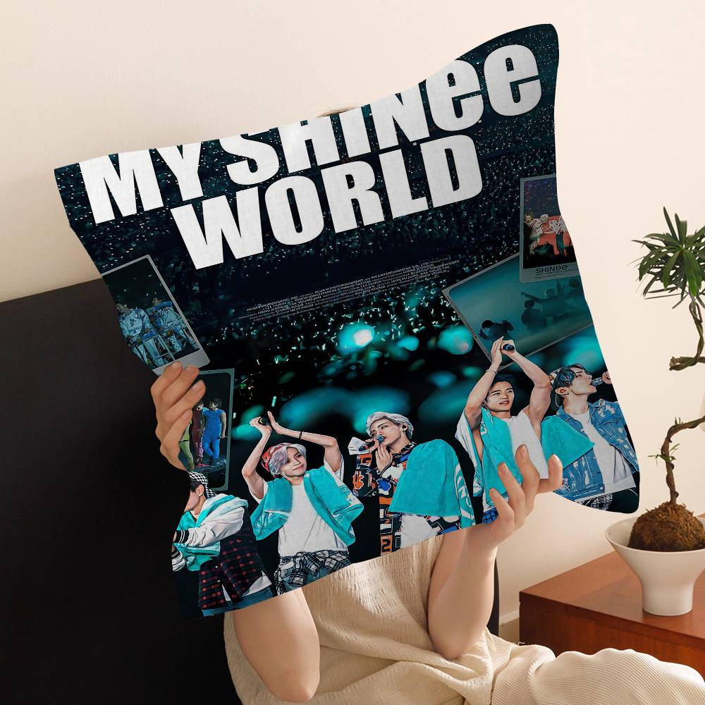 Kpop Корейские Парни SHINee Наволочка Мультяшный Подарок Чехол на Подушку Спальня Дом Диван Стул Сиденье Декор Наволочка