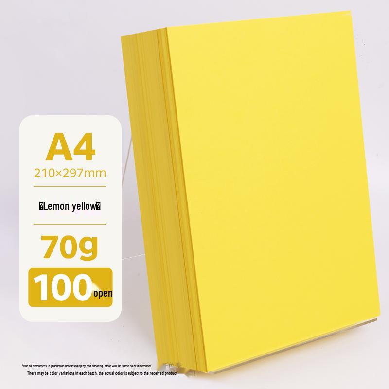 Бумага для оригами A4 разных цветов, утолщенная 80г/120г/150г - Розовый, Красный, Синий