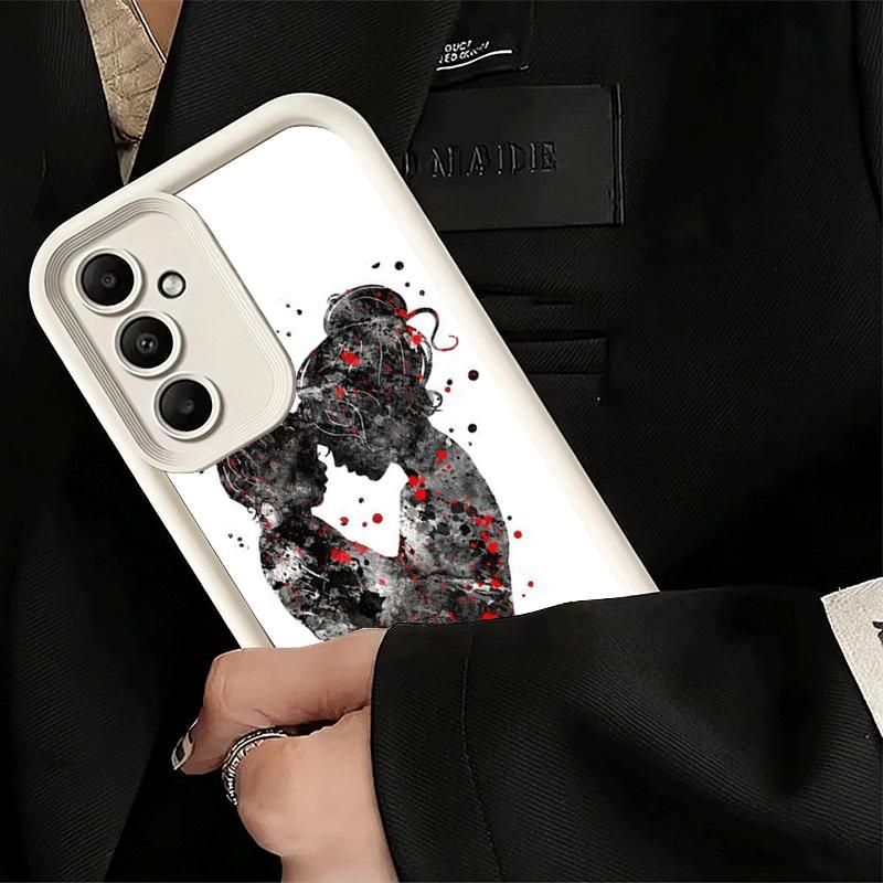 Phone Case for Samsung Galaxy A17 A16 A15 A14 A13 Mom Baby Girls Theme A56 A36 A26 A55 A35 A25 A54 A34 A24 A53 A33 A23 A07 A06