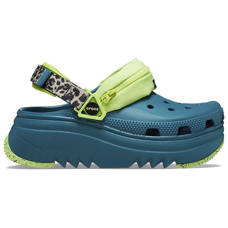 Crocs Клоги Hiker Xscape EVA с классическим принтом Унисекс Обувь Сине-зеленый 208605-9DB