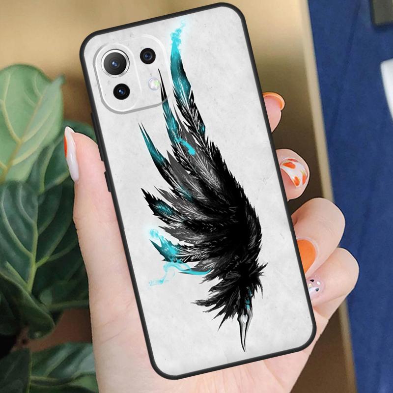 Фантазийный Чехол-Крылья Ангела Девочки Для Xiaomi 15 14 Ultra 13T 14T 15T Pro 17 Pro Max POCO X7 Pro X5 X6 F5 F6 F7 F8 Чехол