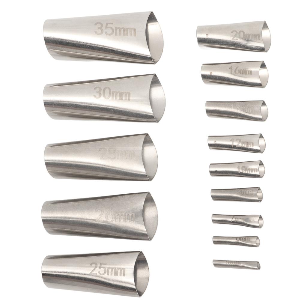14 шт. насадок-аппликаторов для герметика 45 градусов Профессиональный комплект для финишной обработки герметика из нержавеющей стали для