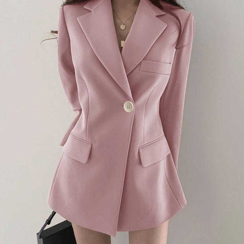 2025 Women's Korean Style Loose Fit Spring/Autumn Suit Jacket