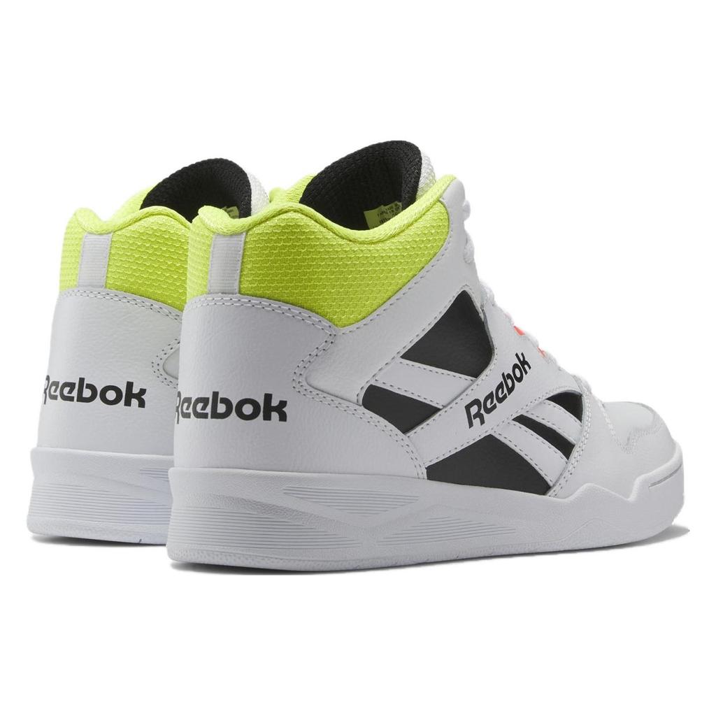 Reebok Royal BB 4500 High 2 Белые Черные кислотно-желтые мужские кроссовки Обувь-Белый Core-Черный Солнечно-кислотно-желтый HR0519