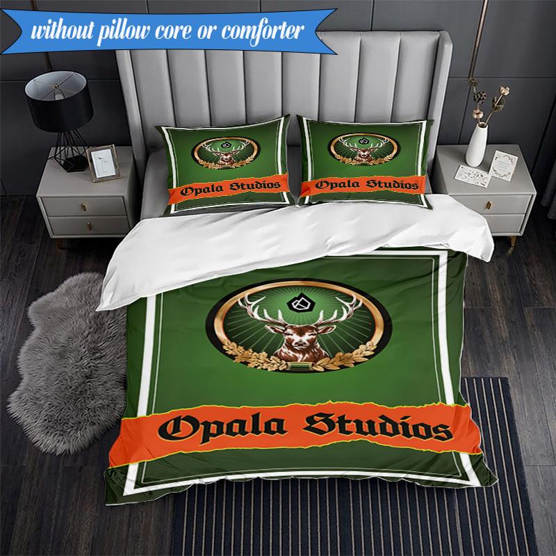 3PCS Jägermeister: The Spirit Of Tradition Bedding Set 2D Printing (Includes 1 Duvet Cover + 2 Pillowcases Coreless), Bedroom decor,Fan gift