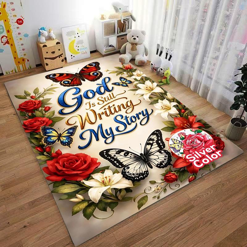 God Is Still Writing My Story carpet carpet set (1 duvet cover, 2 pillowcases, duvet not included)