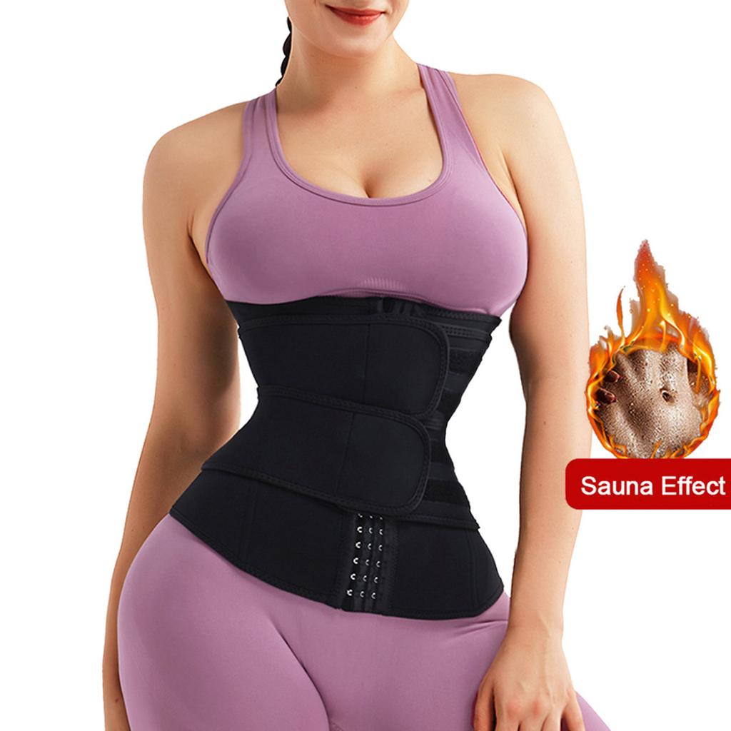 Women Waist Trainer Corset Sauna Sweat Cincher Workout Shapewear Fitness Trimmer Belt Weight Loss Sport Girdle Slimming Body Shaper