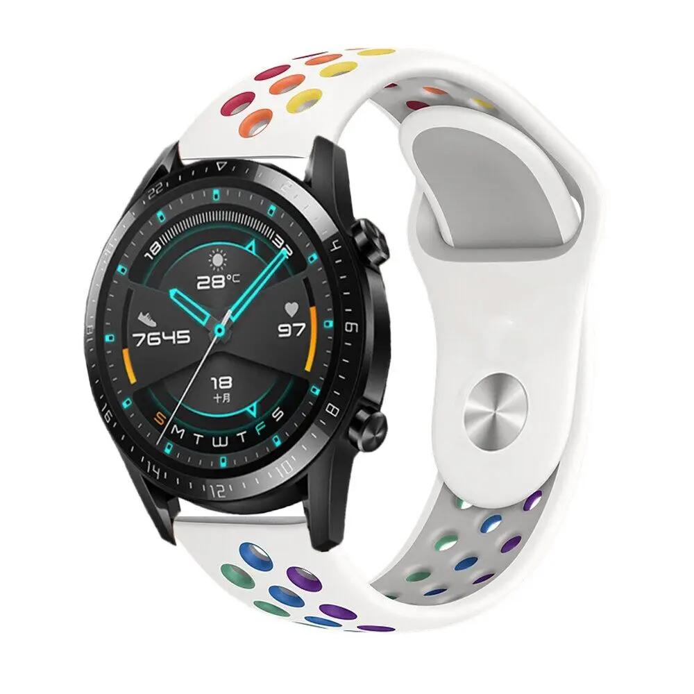 Ремешок для realme watch 2 3 pro S pro T1 Силиконовый ремешок для часов для Realme Techlife Watch S100 R100 SZ100 Двухцветный браслет