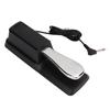 Sustain Pedal with Cable Metal Foot Pedal Compatible with All Electronic Keyboards Digital Piano