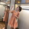 Summer Dress Loose Thin Short-sleeved Top Mid-length Summer Dress