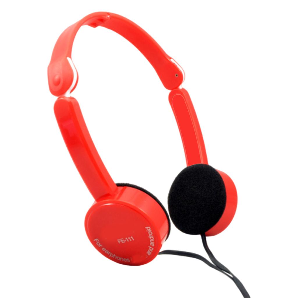 Foldable Over-Ear Headphone Corded Noise Isolating Corded Stereo Headsets with Microphone for Adults Teens 3.5mm
