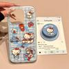 Синий клетчатый Hello Kitty подходит для чехла для мобильного телефона Apple 11PROMAX iPhone11 противоударный 11 легкая роскошь 11 жесткий чехол