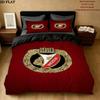 Rts Widzew D Pattern Bedding uilt Set uilt Cover Pillowcase Home Decoration Birthday Gift (1 * duvet cover + 2 * pillowcase without core)