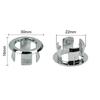 Overflow Ring Popular Ceramic Basin Plastic 2PCS Overflow Spare Cover Spilled Water Ring Hot Sale Sink Round Ring Bathroom Supplies  Accessory