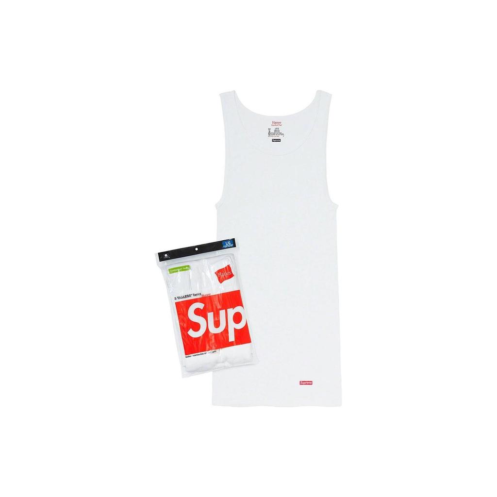 Supreme X Hanes Майки (3 шт.) 'Черный' Мужской SUP-SS23-246