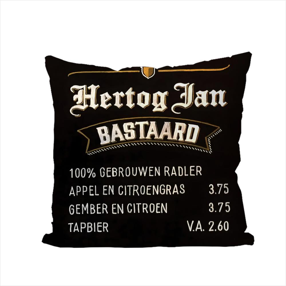 HHertog JJan Pillow Case For Car Sofa Decorative Home Doublesided Print Plush Square Throw Pillow Cushion Cover