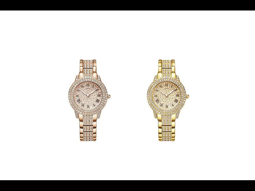 Женские часы с римским узором и бриллиантами, браслет - женские, цельные, Cornucopia