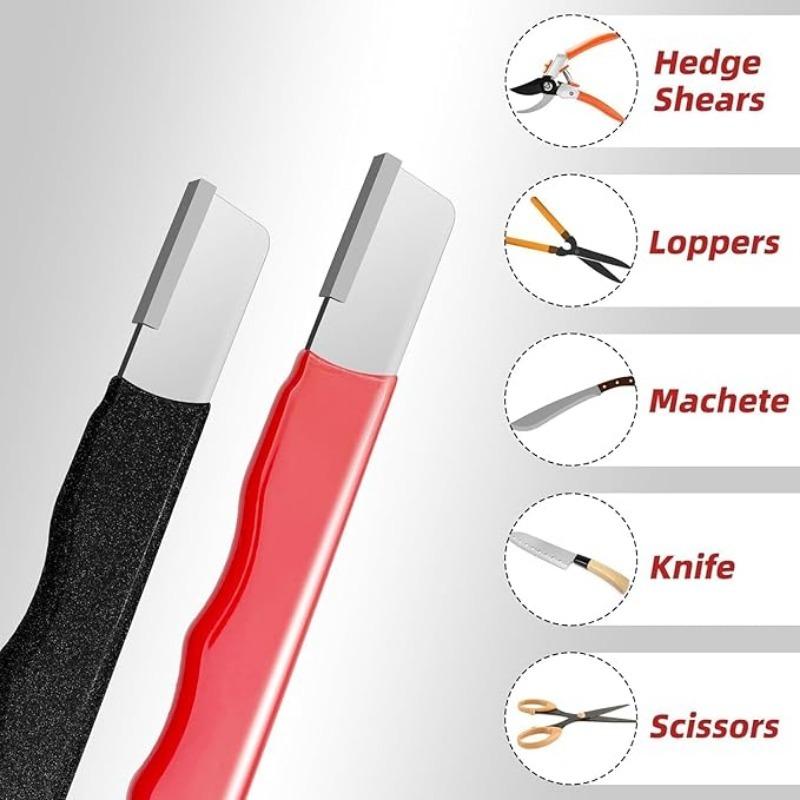 Многофункциональные ножницы для садовых ножниц, садовые ножницы, ножницы для фруктовых веток, точильный камень, разнообразные инструменты, подходящие для заточки, портативная точилка для ножей