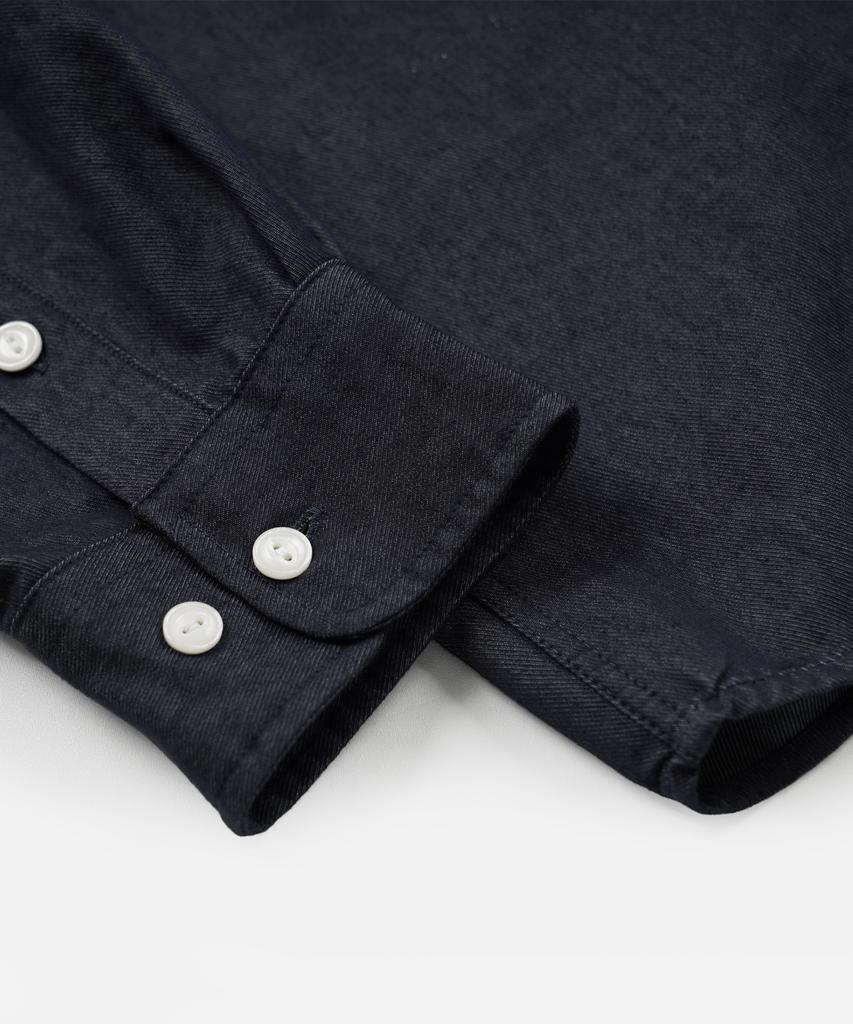 FRIZMWORKS Two Tone Relaxed Shirt 002 _ Indigo