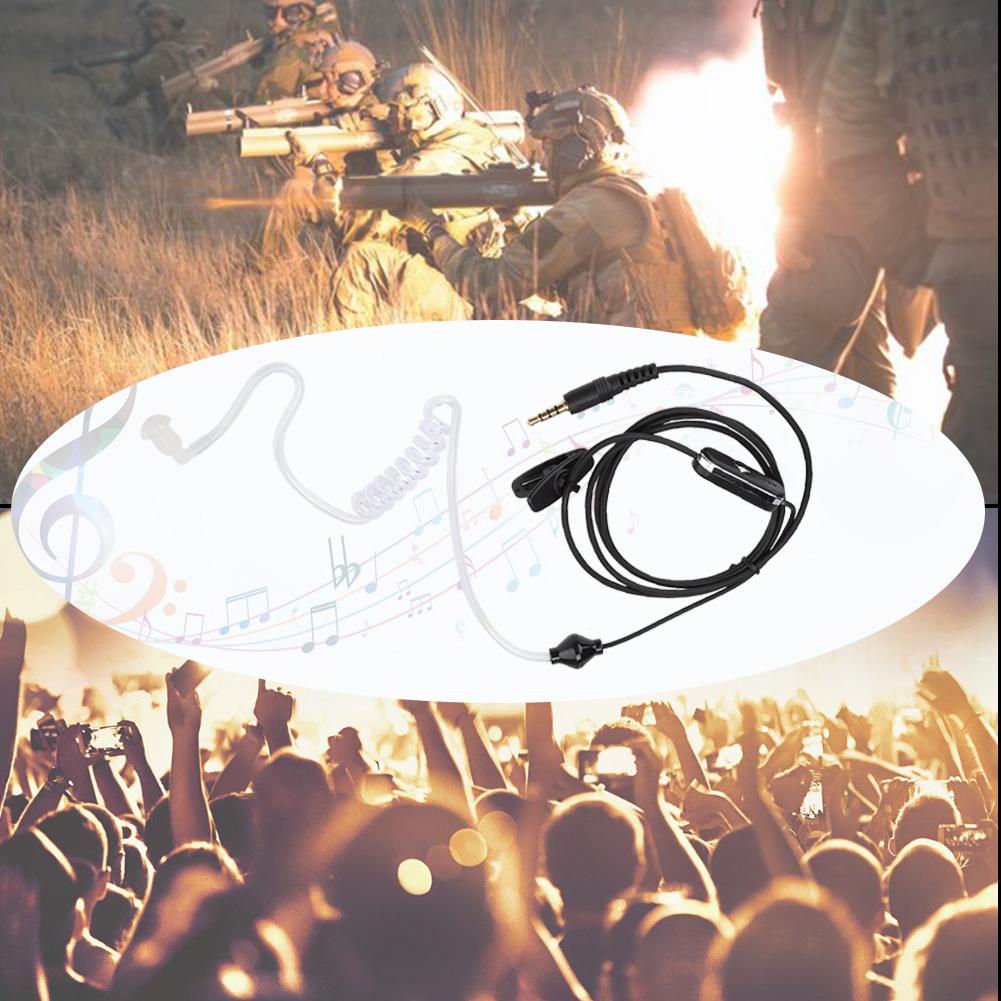 3,5 мм наушники-вкладыши Наушники Наушники Наушники Walkie Talkie Наушники (черный)