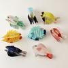 Acetate Fish Hair Claw Cartoon Fish Shape Acetate Shark Clip Fashion Animal Hair Claw  Party Wear