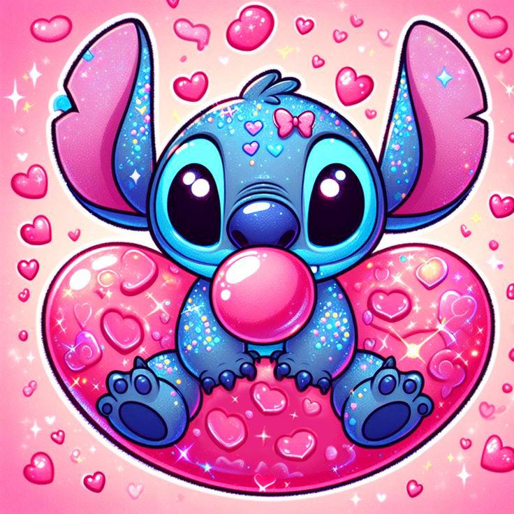 Алмазная вышивка Стич Полная выкладка Набор для рукоделия Мозаика Мультяшная картина стразами Вышивка Торт Новинка Подарок для женщин