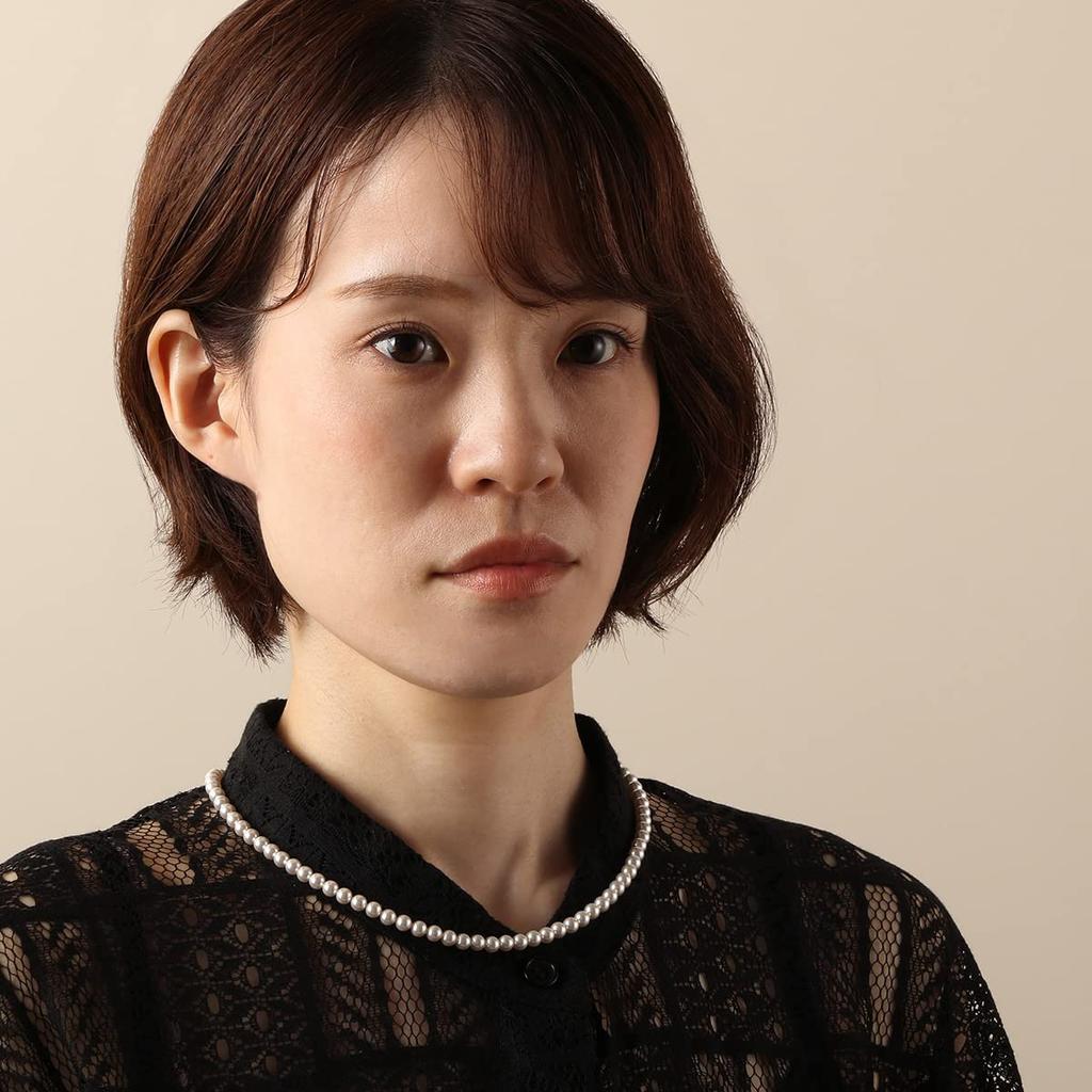 Baby Pearl Necklace Grand Premium Pearl Necklace 5mm 38cm White X Gold 3 Year Warranty [VOTRE COUTURE]