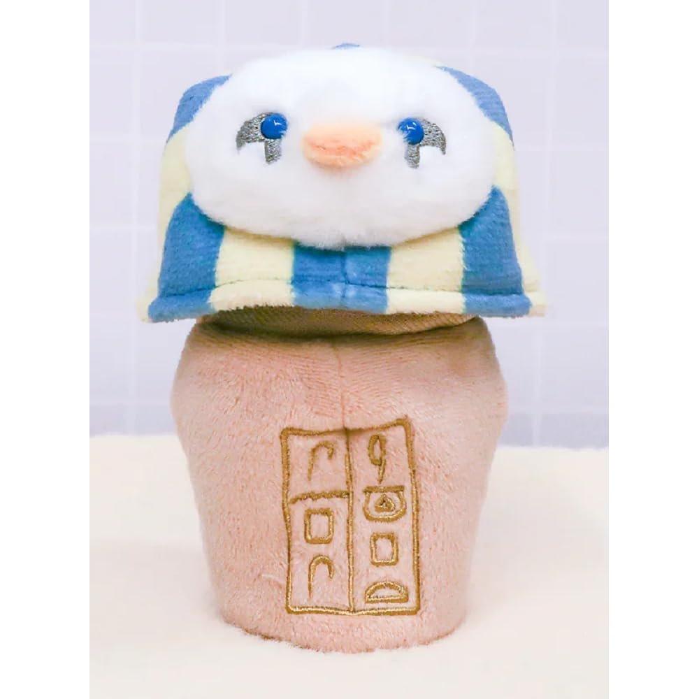 Naitou Design Ancient Egypt Canopic Jar Qebehsenuef Falcon Plush Toy Pouch with Keychain