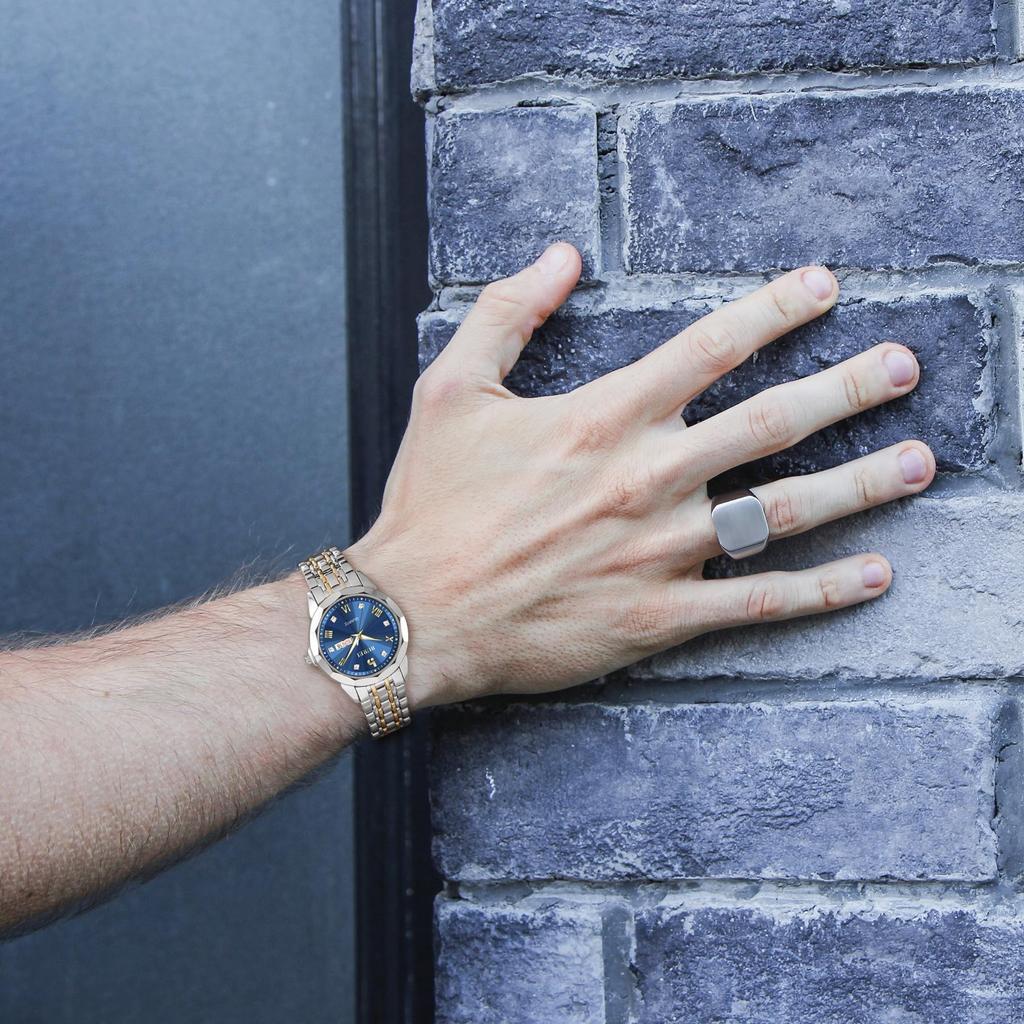 BUREI Аналоговые кварцевые часы с большим циферблатом и бриллиантами Стильные и роскошные водонепроницаемые часы для свиданий Простой и повседневный дизайн с браслетом из нержавеющей стали