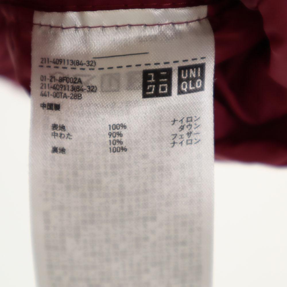 Uniqlo Женская парка Ultra Light Down Seamless с длинным рукавом M маджента Б/У
