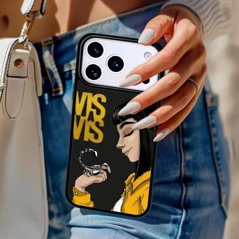 Чехол для телефона Vis a Vis Zulema Print для iPhone 17 Air 14 15 13 12 Max Чехол для Apple 16e 11 Pro Max Plus Coque
