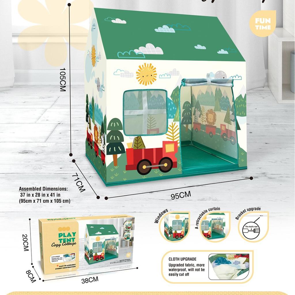 Support Washing Children Waterproof Window Shutter Game Tent Toy Kindergarten Baby Small House Toy