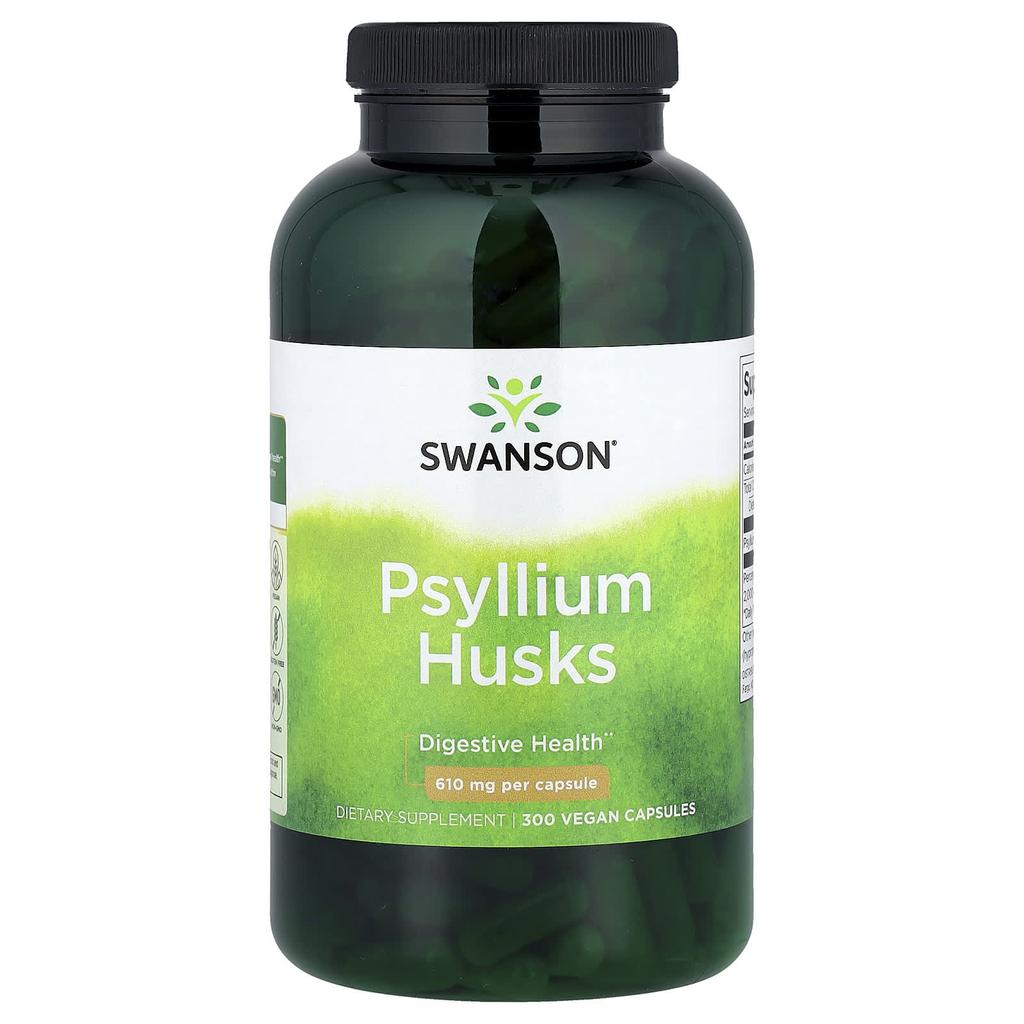 Psyllium Husk, 610Mg, 300 Capsules