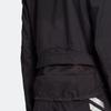 Adidas Solid Color Hooded Zip Long Sleeve Jacket Women Jacket Black GN2726