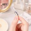 Starry Sky Ring Set Finger Ring, Adjustable Fit Couple Rings, Zinc Alloy Band Matching Bands with Sun Moon Design for Anniversary Daily Wear Romantic
