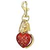 Advanced Heart Keychain Bag Charm Women's Jewelry Exquisite Car Pendant