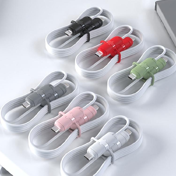 1 шт. Защита для кабеля Мягкий силиконовый чехол для телефона Защита USB-кабеля для зарядки