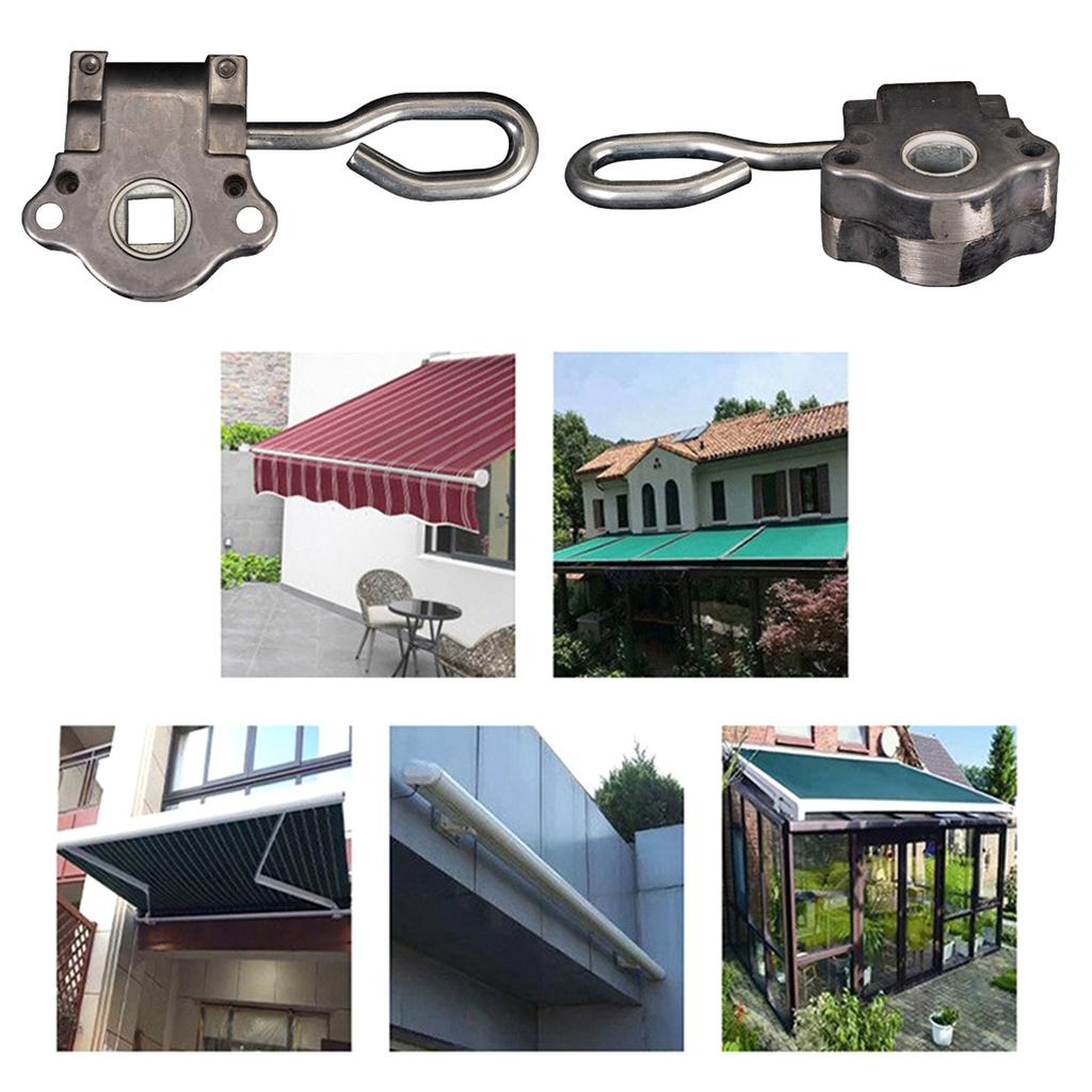 Прочные червячные передачи для маркизы Легкая установка Ручная рукоятка Портативные аксессуары для выдвижных солнцезащитных штор для наружного использования