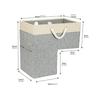 Stair Corner Storage Basket for Maximizing Unused Home Space Efficiently Craft of Fabric and Cotton Rope Materials